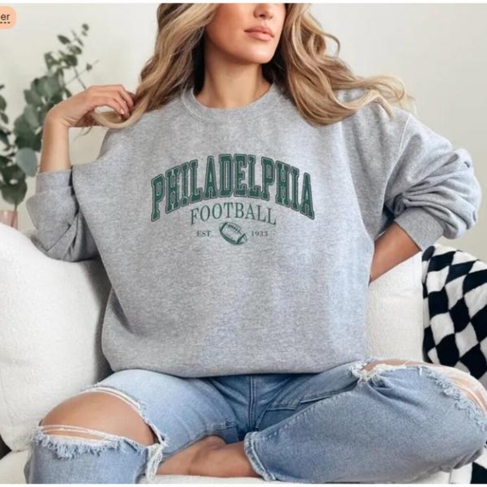 Philadelphia Football Sweatshirt – Retro Style Gameday Sweatshirt